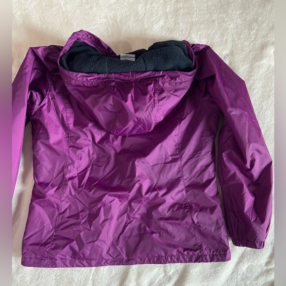 Women's Columbia Switchback Sherpa-Lined Jacket Size large Purple with black - Picture 5 of 7